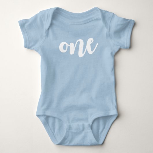 Eerste verjaardag Baby Boy Romper (Voorkant)