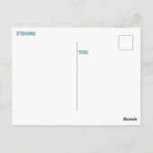 " EERSTE VERJAARDAG BABY JONGEN " BRIEFKAART (Achterkant)