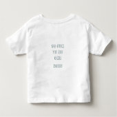 Eerste verjaardag Baby Schattige dinosaurus waterv Kinder Shirts (Achterkant)