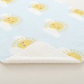 Eerste Verjaardag Baby shower Sunshine Schattigee  Sherpa Deken (3/4)