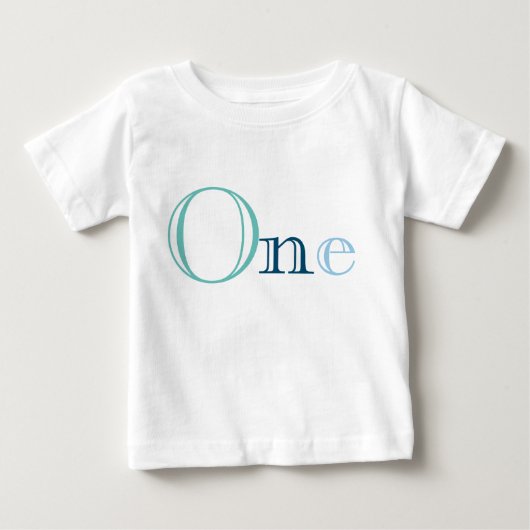 Eerste verjaardag Baby T-Shirt (Voorkant)