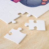 Eerste verjaardag babyolifant legpuzzel (Zijkant)