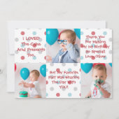 Eerste verjaardag Bedankt voor je creditcard (Voorkant)