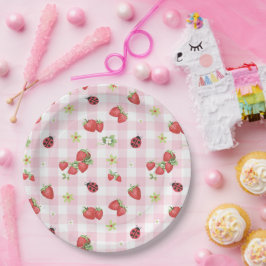 Eerste verjaardag Berry Sweet Papieren Bordje
