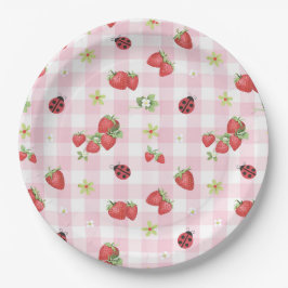 Eerste verjaardag Berry Sweet Papieren Bordje