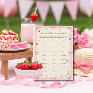 Eerste verjaardag Beschrijf het spel met bogen voo Feestdagenkaart
