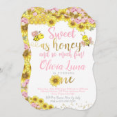 Eerste verjaardag bij kaart (Voorkant / Achterkant)