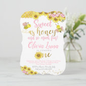 Eerste verjaardag bij kaart (Staand voorkant)