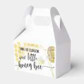 EERSTE VERJAARDAG, BIJENFEEST, BIJENTHEMA BEDANKDOOSJES (Voorkant Zijde)