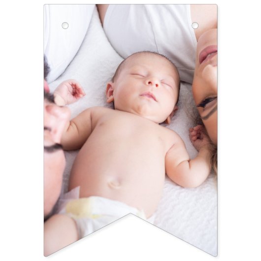 Eerste verjaardag Blauw | Foto van 12 maanden Vlaggetjes (Derde vlag)