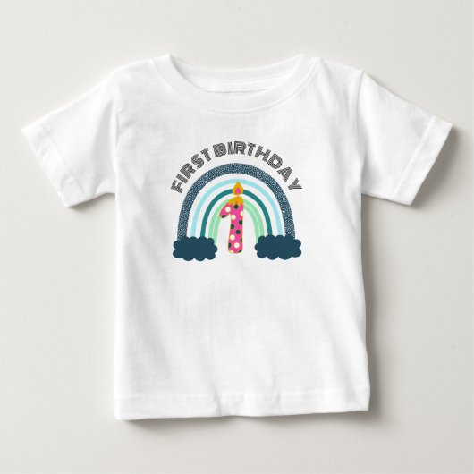 Eerste verjaardag Boho Baby Girl (Voorkant)