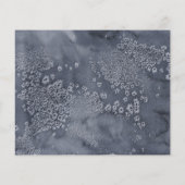 Eerste verjaardag bosbeer winter waterverf flyer (Achterkant)