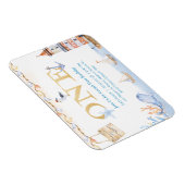 Eerste verjaardag boys Nautical Blue Lighthouse Magneet (Rechterzijde)