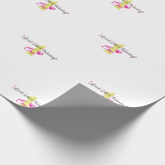 Eerste verjaardag cadeaupapier (Hoek)