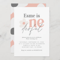 Eerste verjaardag: daisy boho retro roze meisje sc