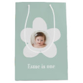 Eerste verjaardag: daisy boho retro terracotta nat medium cadeauzakje