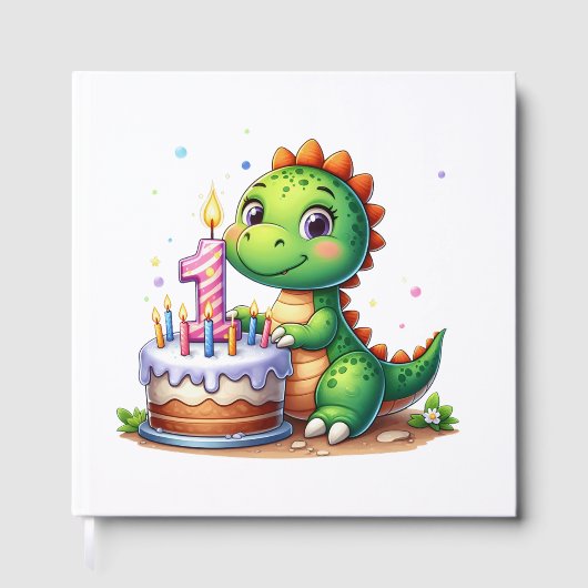 Eerste verjaardag Dino Gastenboek (Voorkant)