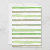 Eerste verjaardag dinosaurus verjaardag uitnodigin kaart (Achterkant)