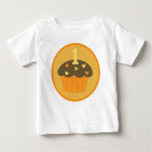 Eerste verjaardag Eén Cupcake Kinder T-shirt (Voorkant)