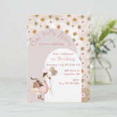 Eerste Verjaardag Een Gekke Gans,  Kaart (Staand voorkant)