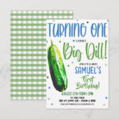 Eerste verjaardag: een grote uitnodiging (Voorkant / Achterkant)