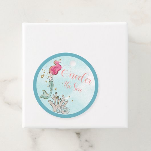 Eerste verjaardag EÉN op de Zee Zeemeerdag Bedankjes Labels (In situ)