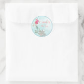 Eerste verjaardag EÉN op de Zee Zeemeerdag Ronde Sticker (Tas)