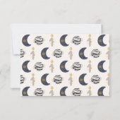 Eerste verjaardag, eerste baan rond de zon! bedankkaart (Achterkant)