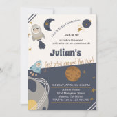 Eerste verjaardag, eerste baan rond de zon! kaart (Voorkant)