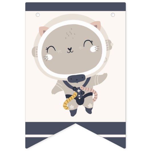 Eerste verjaardag, eerste baan rond de zon! vlaggetjes (Eerste vlag)