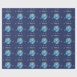 Eerste verjaardag | Eerste reis rond de zon Cadeaupapier