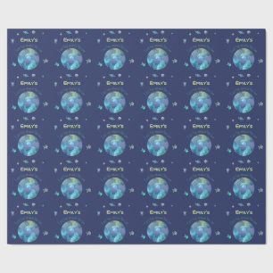 Eerste verjaardag   Eerste reis rond de zon Cadeaupapier