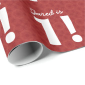 Eerste verjaardag Eigen naam rood voor BOY of GIRL Cadeaupapier (Rol Hoek)