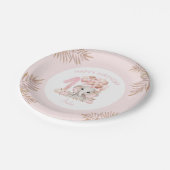 Eerste verjaardag Elephant Herfst Girl Paper Bord (Gekanteld)