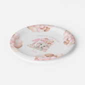 Eerste verjaardag Elephant Herfst Girl Paper Bord (Gekanteld)