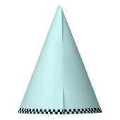 Eerste verjaardag Fast One  Blue Race Car Feesthoedjes (Achterkant)