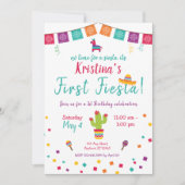 Eerste verjaardag Fiesta Mexicaanse verjaardag uit Kaart (Voorkant)