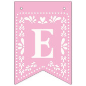 Eerste verjaardag Fiesta Party Bunting Banner Deco (Tweede vlag)