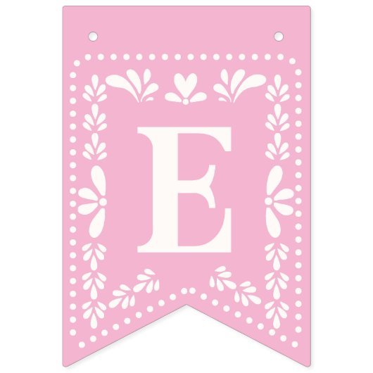 Eerste verjaardag Fiesta Party Bunting Banner Deco (Tweede vlag)