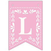 Eerste verjaardag Fiesta Party Bunting Banner Deco (Derde vlag)