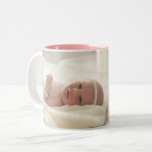 Eerste verjaardag Foto Mok (Voorkant links)