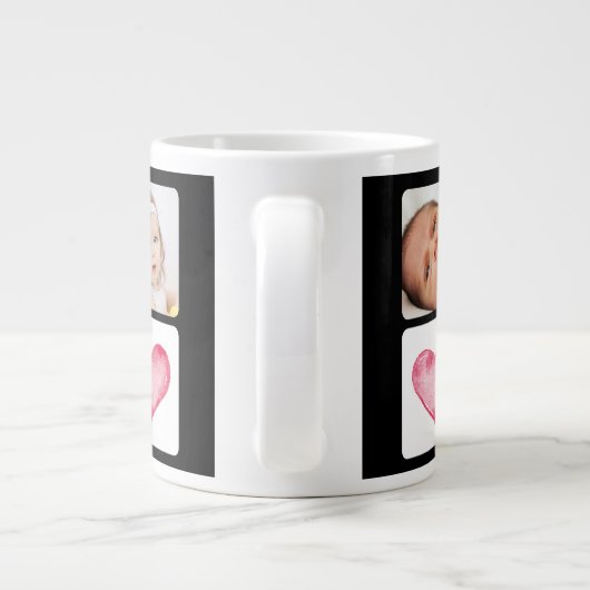 Eerste verjaardag Foto van de geboorte Mok (Achterkant)