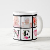 Eerste verjaardag Foto van de geboorte Mok (Voorkant rechts)