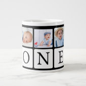 Eerste verjaardag Foto van de geboorte Mok (Voorkant)