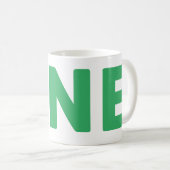 Eerste verjaardag Foto Verjaardag Koffiemok (Voorkant rechts)