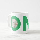 Eerste verjaardag Foto Verjaardag Koffiemok (Voorkant links)