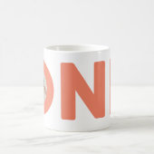 Eerste verjaardag Foto Verjaardag Koffiemok (Center)