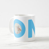 Eerste verjaardag Foto Verjaardag Koffiemok (Voorkant links)