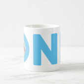 Eerste verjaardag Foto Verjaardag Koffiemok (Center)