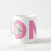 Eerste verjaardag Foto Verjaardag Koffiemok (Voorkant links)